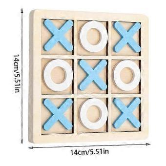 Educational Wooden Tic Tac Toe