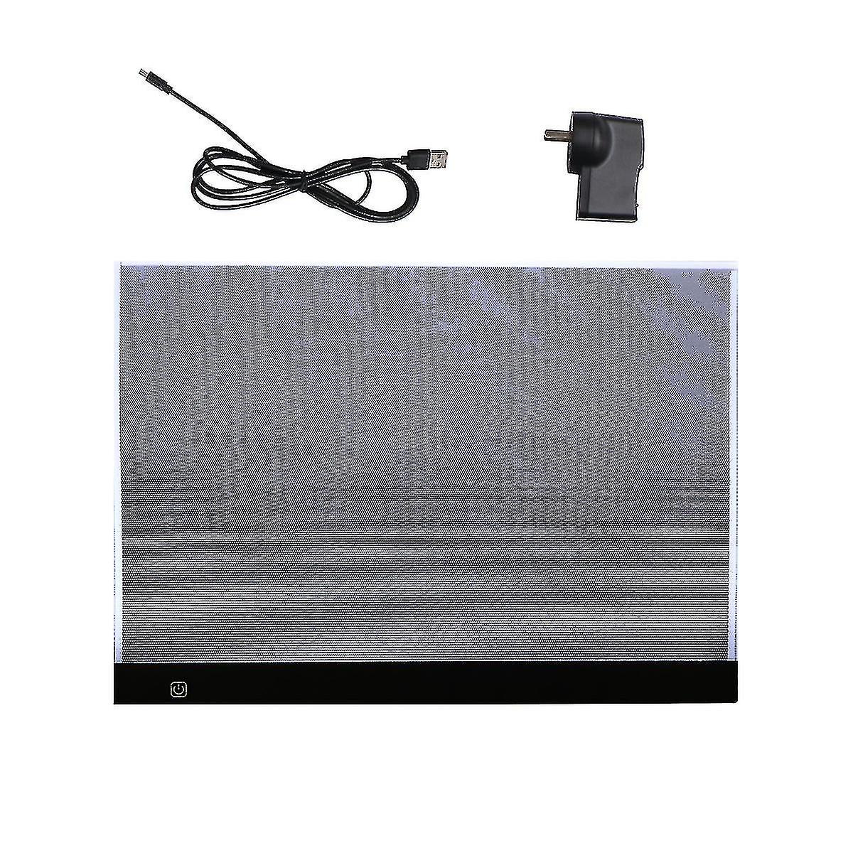 Portable A3 Led Light Box Stencil Board Drawing Board Tracing Animation Table With Au Plug (3 Settings Dimmable Brightness + Usb Cable + Power Adapter