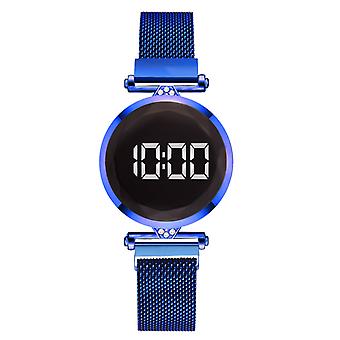 Veeki LED Watch Slim Cyfrowy zegarek sportowy Zegarek ze stali nierdzewnej Mężczyźni Kobiety
