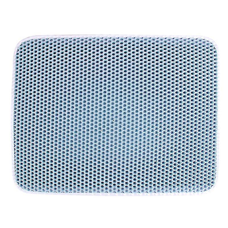 Cat Litter Box Mat Double Layer Honeycomb Trapping Pad Easy Clean Washable Foldable Scatter