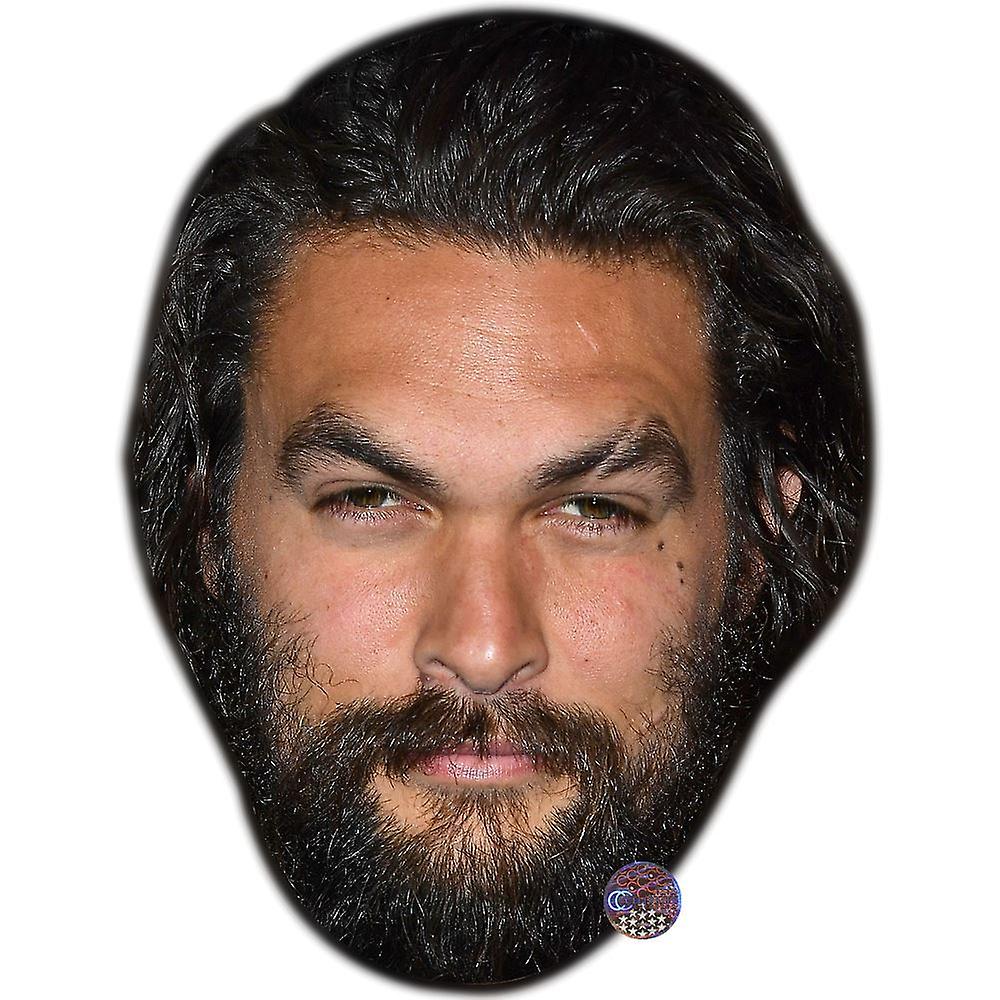 Jason Momoa (2018) Celebrity Mask, Flat Card Face