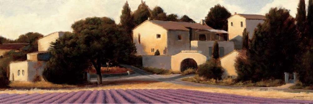 Lavender Fields Panel I Crop Poster