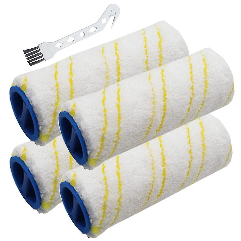 Replacement For Multi-surface Rollers, Compatible With Fc7 Fc5 Fc3 Fc3d Hard Floor Cleaners