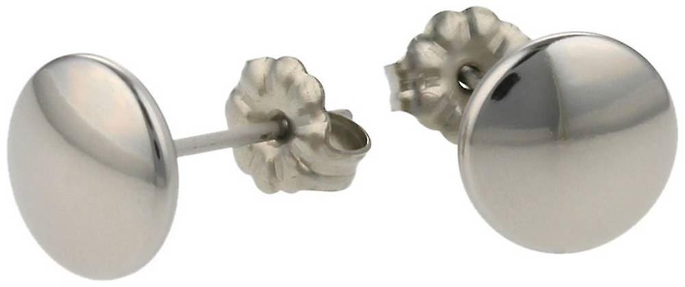 Ti2 Titanium Smartie Stud Earrings - Natural Polished