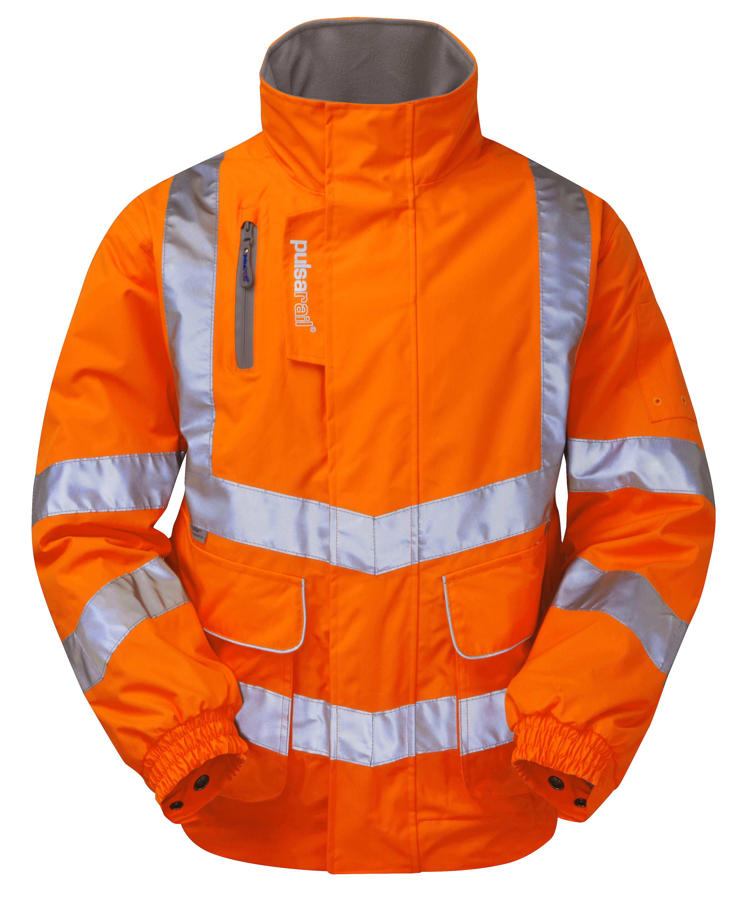 PULSAR PR496 Rail Spec Padded Bomber Jacket Orange Male 2XL