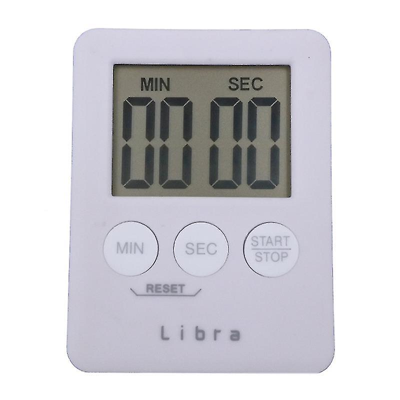 Super Thin Lcd Digital Screen Kitchen Timer Square Cooking Count Up Countdown Alarm Magnet Clock
