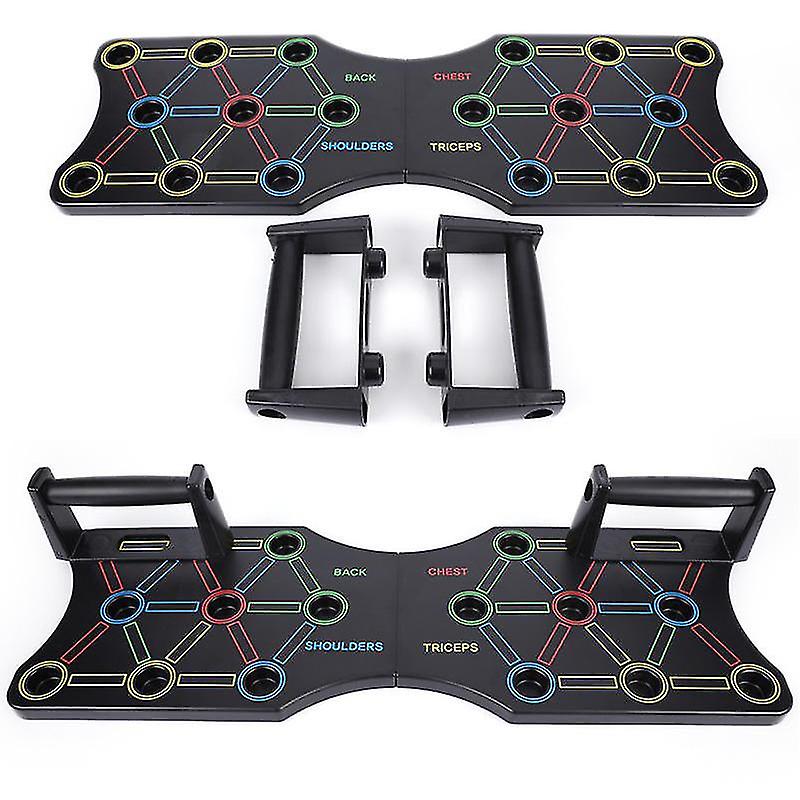 Push Up Handles For Floor,push Up Board, Portable Multi-function Foldable  Push Up Bar, Professional Push Up Strength Training Equipment