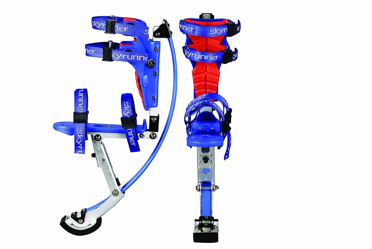 Skyrunner Esercizio di fitness Kangaroo Jumping Stilts Blu 30-50Kg