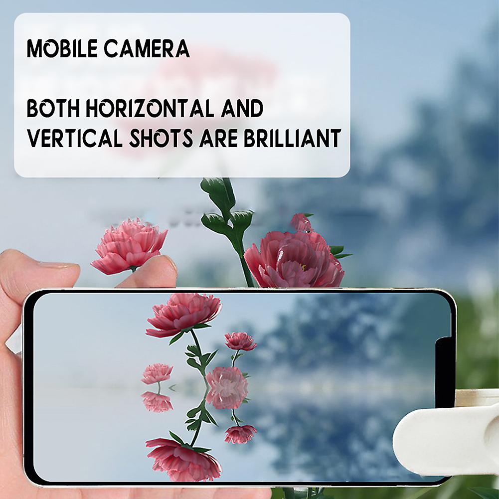 Kit Miroir Réflecteur Pour Smartphone - Accessoire Photo Créatif - Clip Universel - Pour Selfies Et Prises De Vue Originales - 8