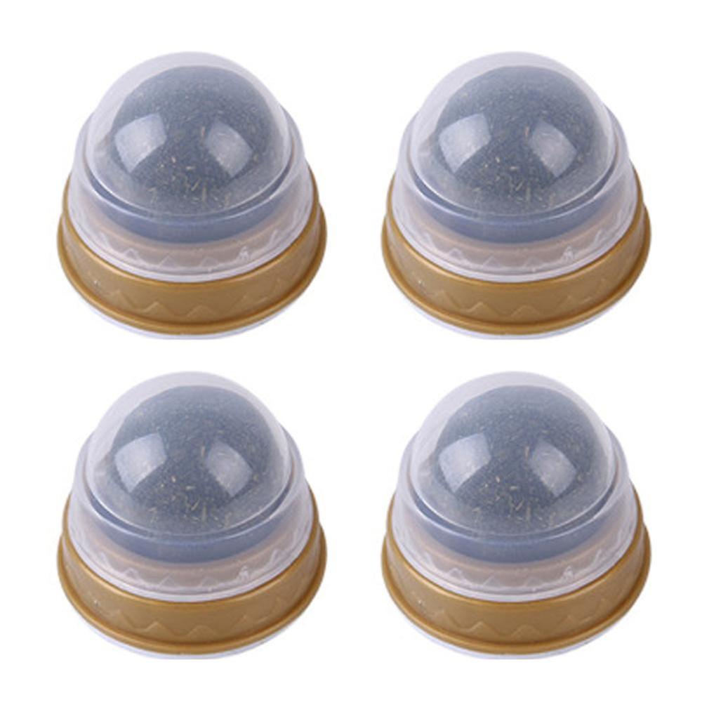 4pcs Catnip Toy Rotatable Catnip Licking Ball