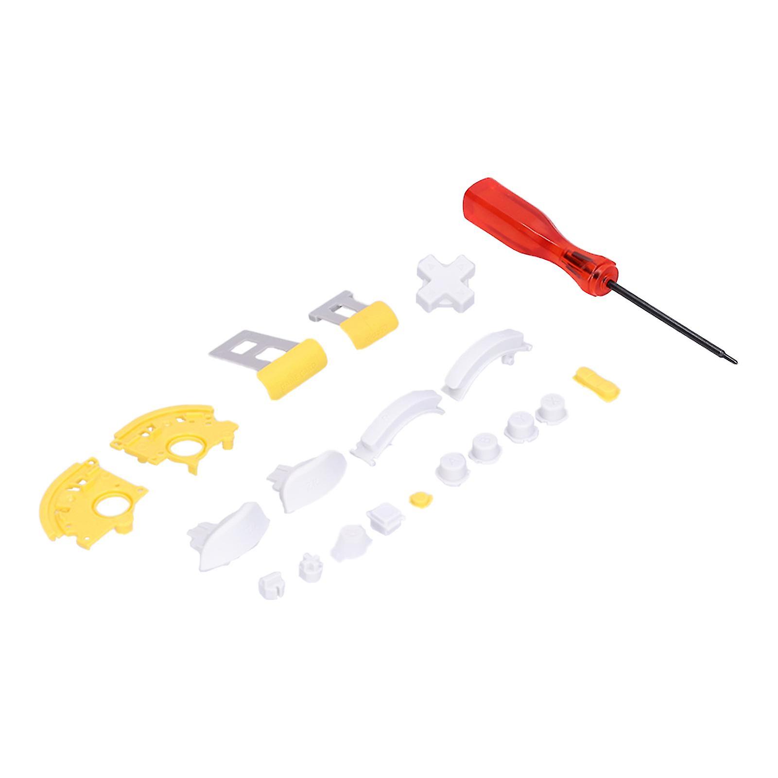 Game Console Gamepad Key Buttons Set with Screwdriver for Switch Lite Controller