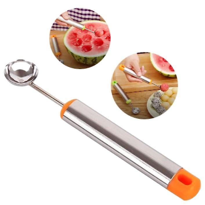Pepene inoxidabil de fructe pepene galben Ball Maker Scoop Ice Cream Spoon Bucătărie Gadget Tool