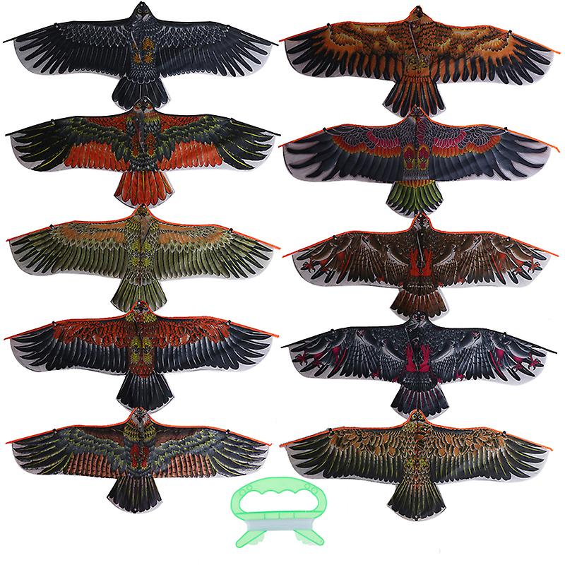 Color Random Outdoor Children Flying Bird Kites 1.1m Flat Eagle Kite Toys
