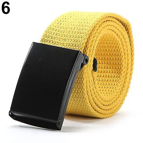 Unisex Military Casual Plain Webging Płócienny pas biodrowy w talii