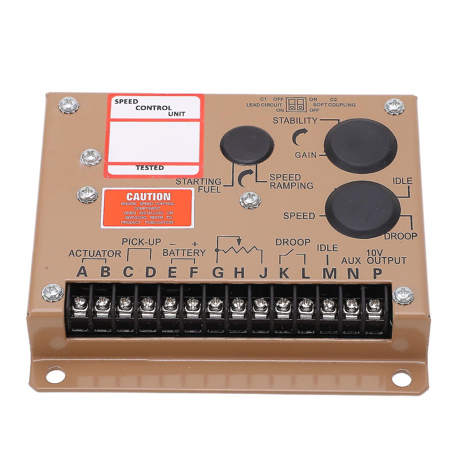 Electronic Engine Speed Controller Quick Response Stable Generator Speed Cntroller ESD5520E 12V 24VDC