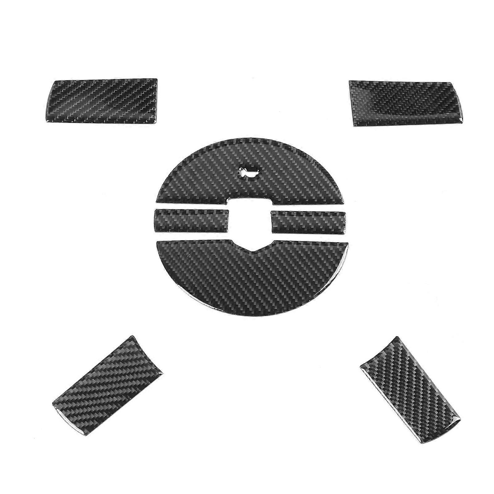 Steering Wheel Decor,8Pcs Steering Wheel Trim Steering Wheel Button Cover Steering Wheel Panel Cover Multi-Functional