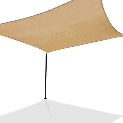 Rectangular shade sail 3x3 M sand