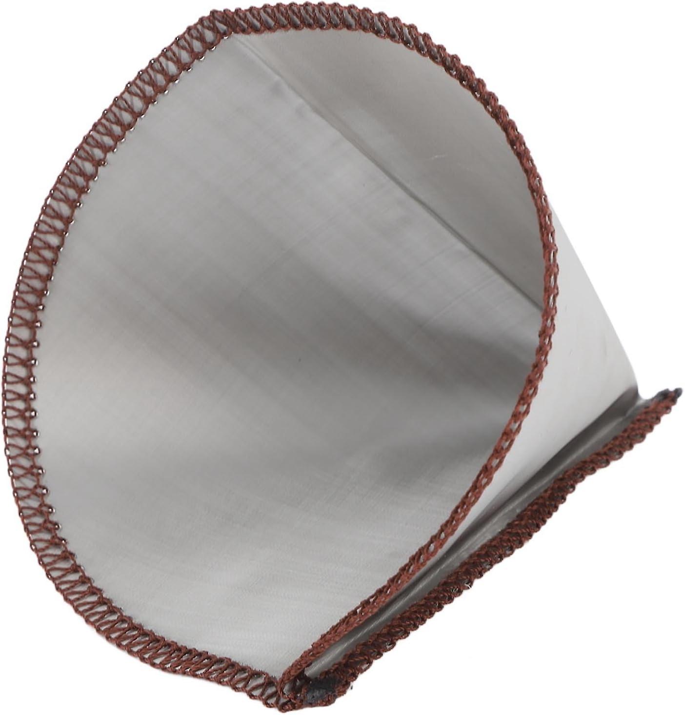 Reusable Coffee Filter, Odorless Mesh Coffee Filter Cone Shape Rust Prevention Fine Filtering 304 St