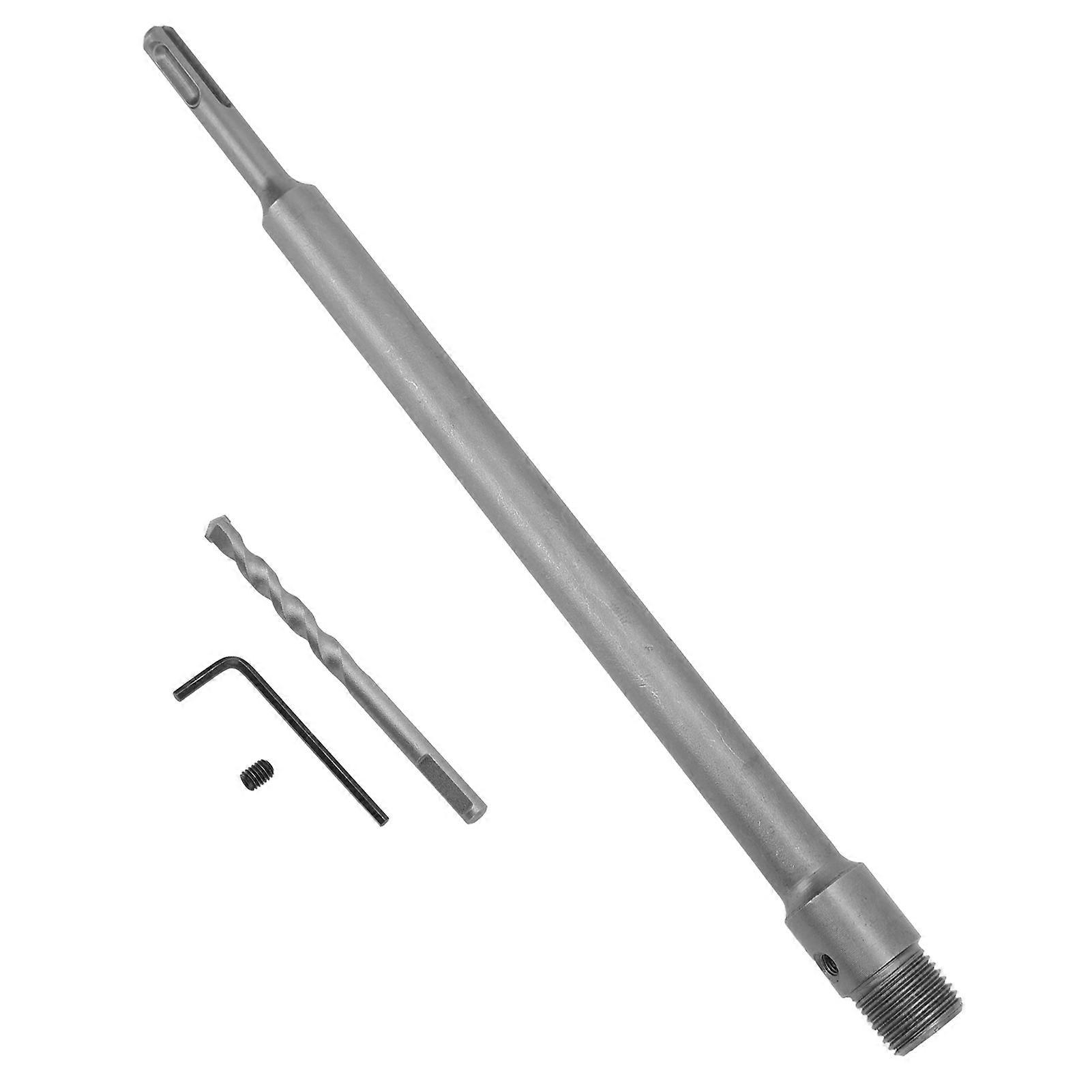 Electric Hollow Core Drill Bit Shank Round Hammer Hole Opener Adapter Connecting Rod 330mm