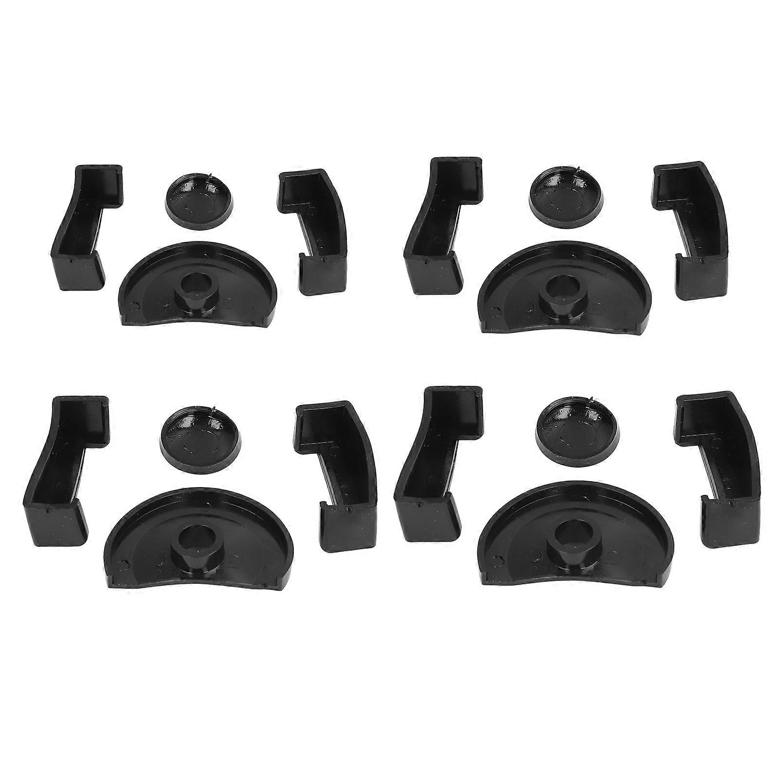 4 Sets Vice Pad, Soft Rubber Protector Cover Skid Proof Accessory Tool Kit for Small Vice