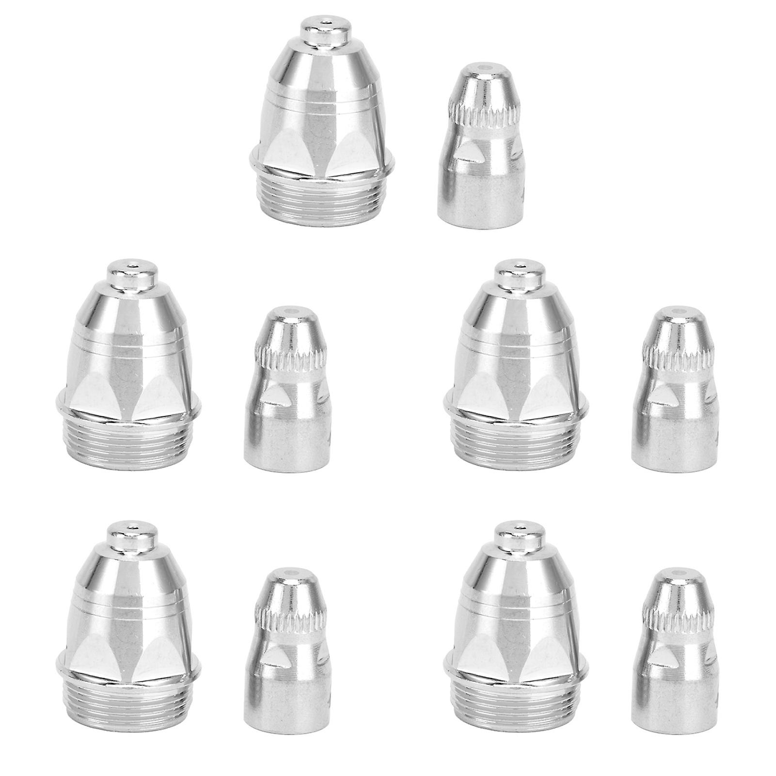 P80 Plasma Cutting Torch Consumables Kit Plasma Electrode Cutting Nozzle Set for Plasma Cutting Torch1.3mm 