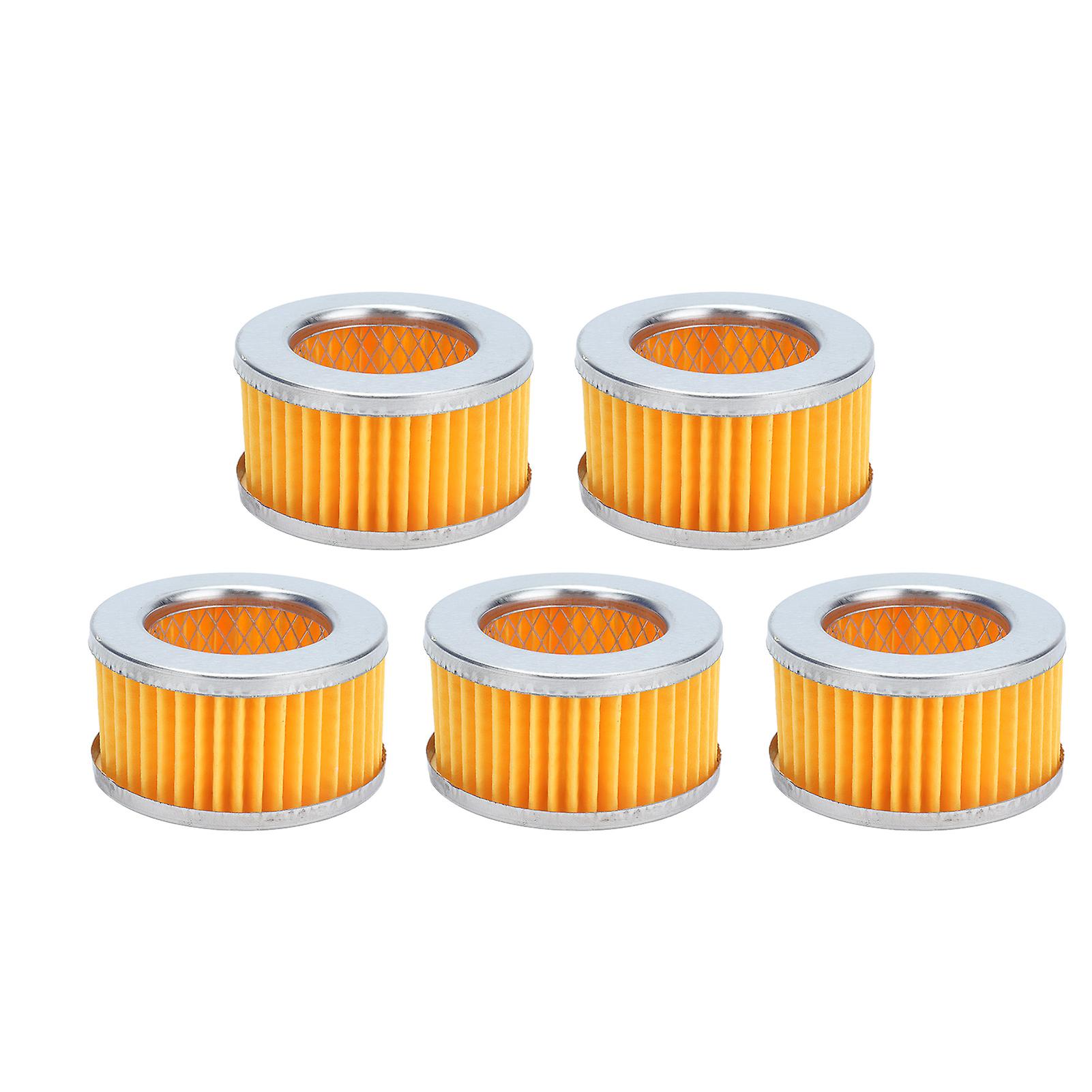 5Pcs Air Compressor Filter Elements Silencer 65mm x 40mm Set