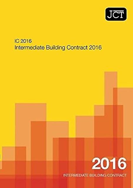 Jct Intermediate Building Contract 2016 Ic Paperback Book
