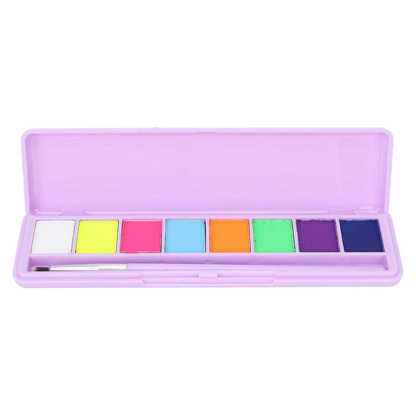 Face and Body Makeup Palette Water Soluble UV Fluorescent Eyeliner Eyeshadow Party #01
