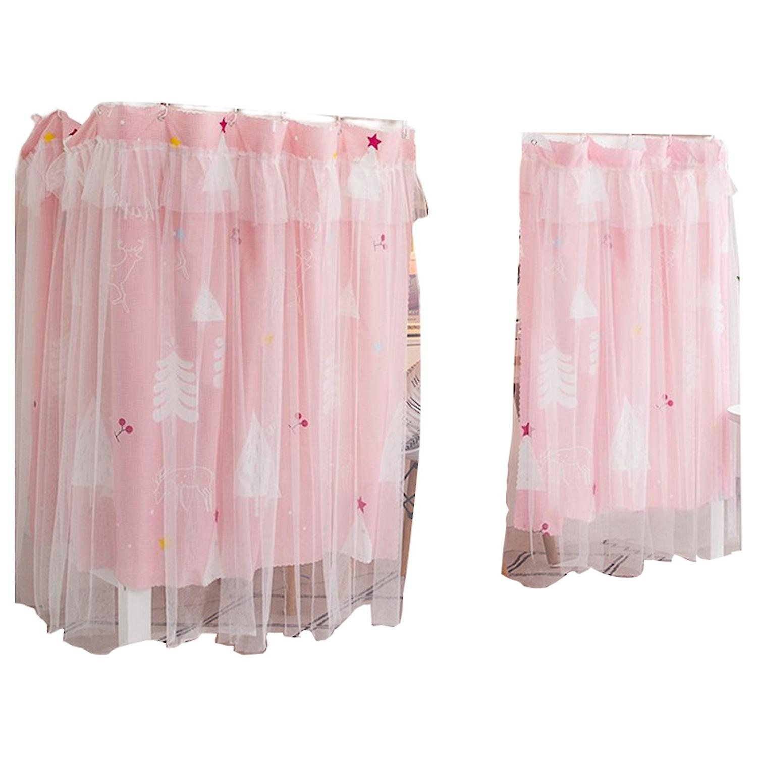 Students Bed Curtains Good-looking Easy to Use Lightweight Irising Privacy Colorful Print Bed Canopy