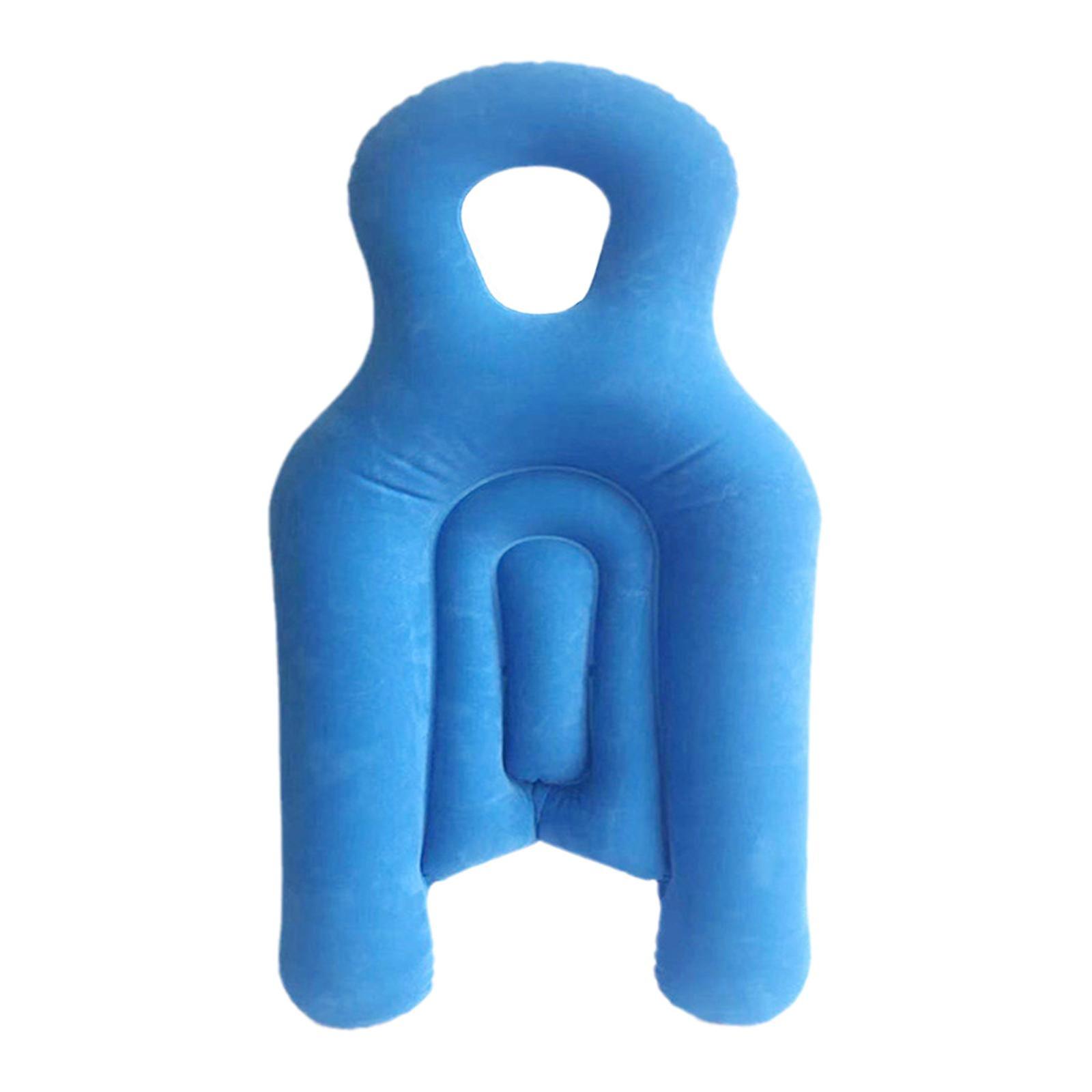 Post Surgery Face Down Pillow for Retinal Detachment Recovery Inflatable Comfort Eye Surgery Pillow Portable
