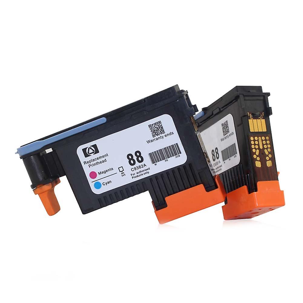 1 Pair New Printhead Red Blue+Black Yellow For HP 88 C9382A PRO K550 K8600 K8500 K5300 K5400 L7380 New