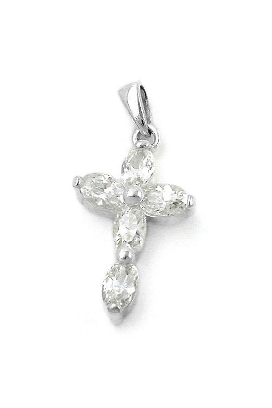 Pendant Cross Cz Silver 925 - Gl90157