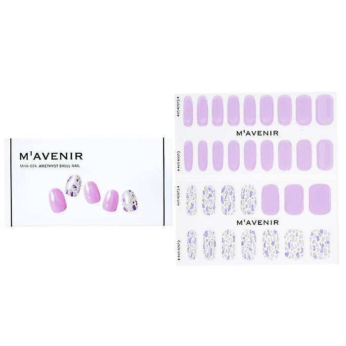 Mavenir Nail Sticker - # Amethyst Shell Nail 32pcs