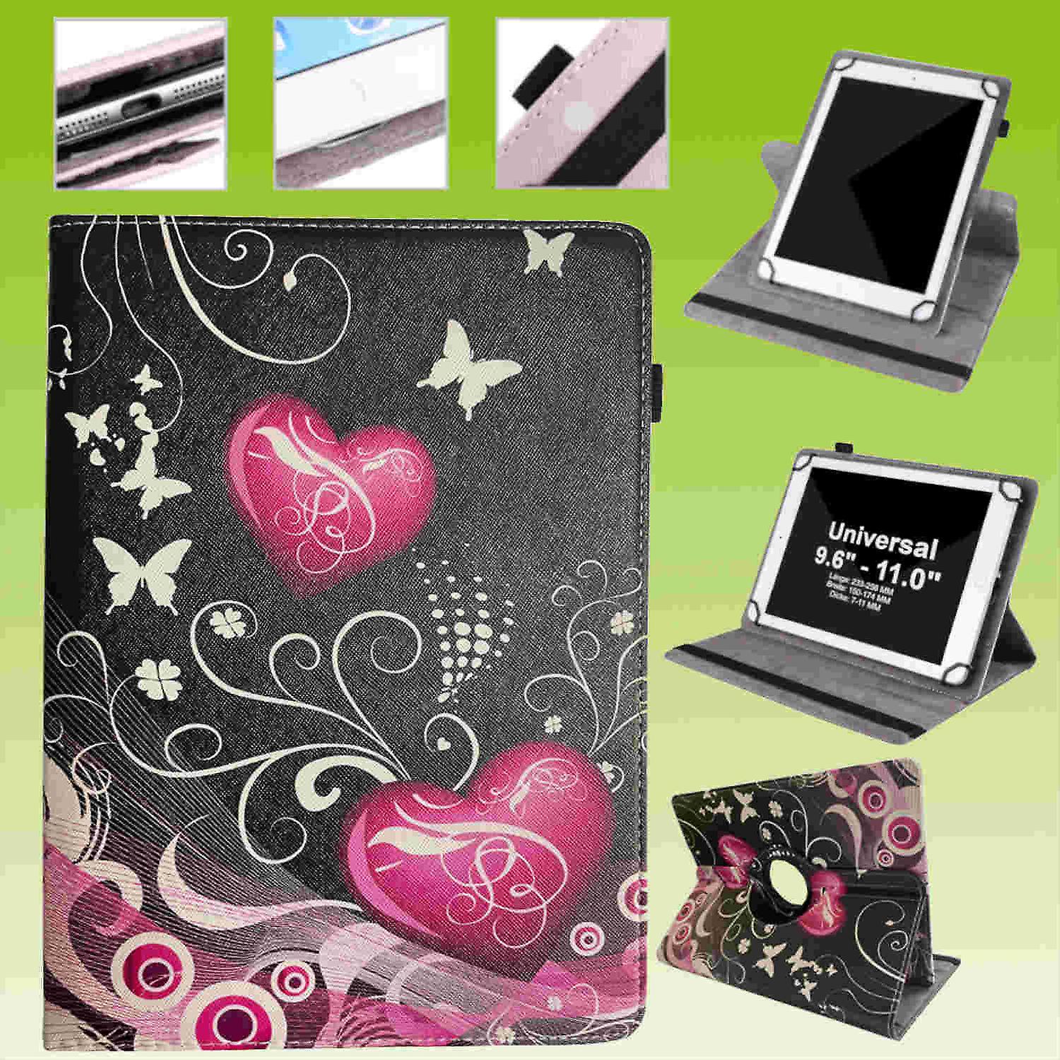 For Lenovo Tab P11 Pro 2nd Gen 11.2 inch 360 Degree Rotation Universal Motif 24 Tablet Bag Art Leather Case Case Cases