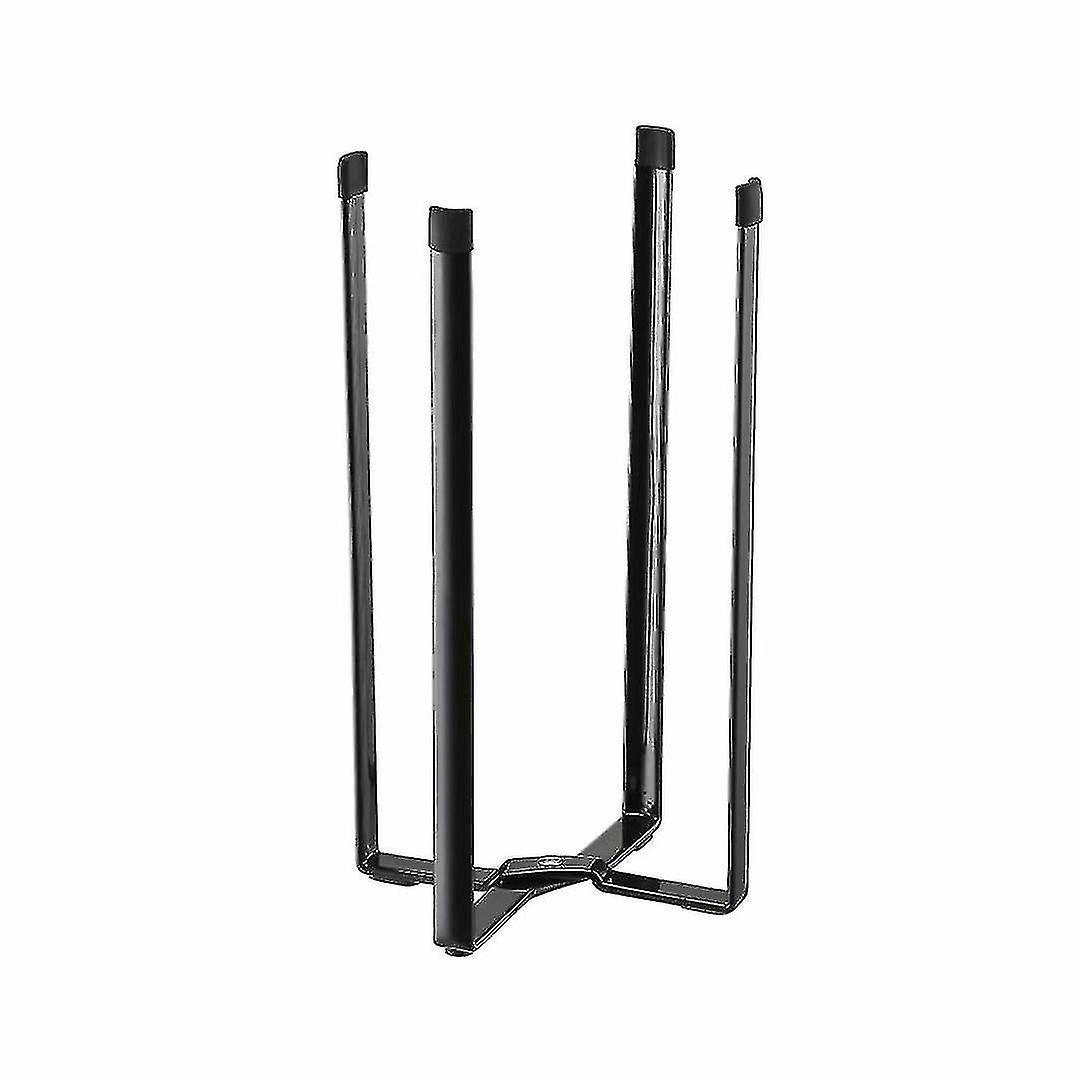 Kitchen practical garbage bag holder, creative storage rack (black)