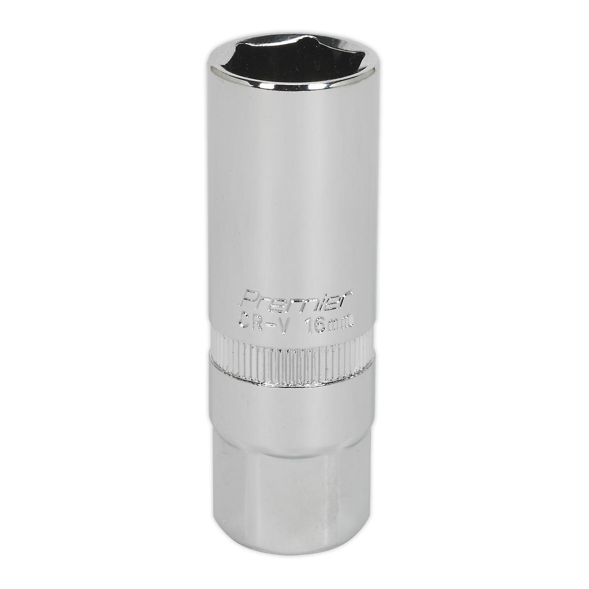 Sealey S38Sp10 Spark Plug Socket 16Mm 3/8Sq Drive