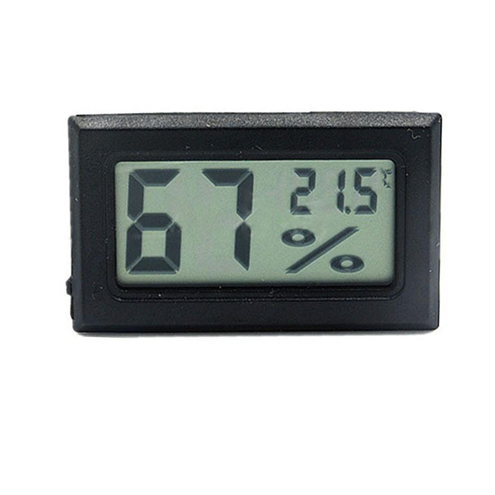 Electronic Thermometer Hygrometer High Accuracy Portable LCD Display Temperature Humidity Meter for Home Vehicles DC1.5V