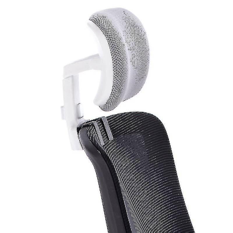 Office Chair Headrest Attachment Universal Head Support Cushion Upholstered Adjustable Height Angle-Good