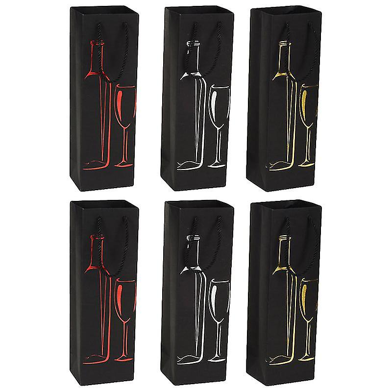 6pcs Paper Champagne Bags