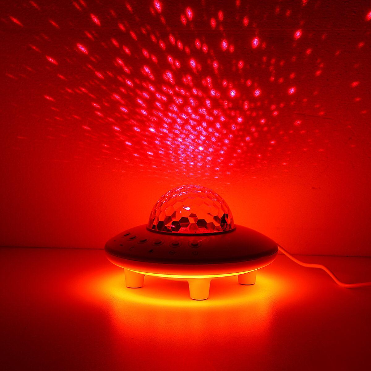 Usb Projector Night Light Bluetooth Audio Led Starry Sky Projection Lamp Remote Control