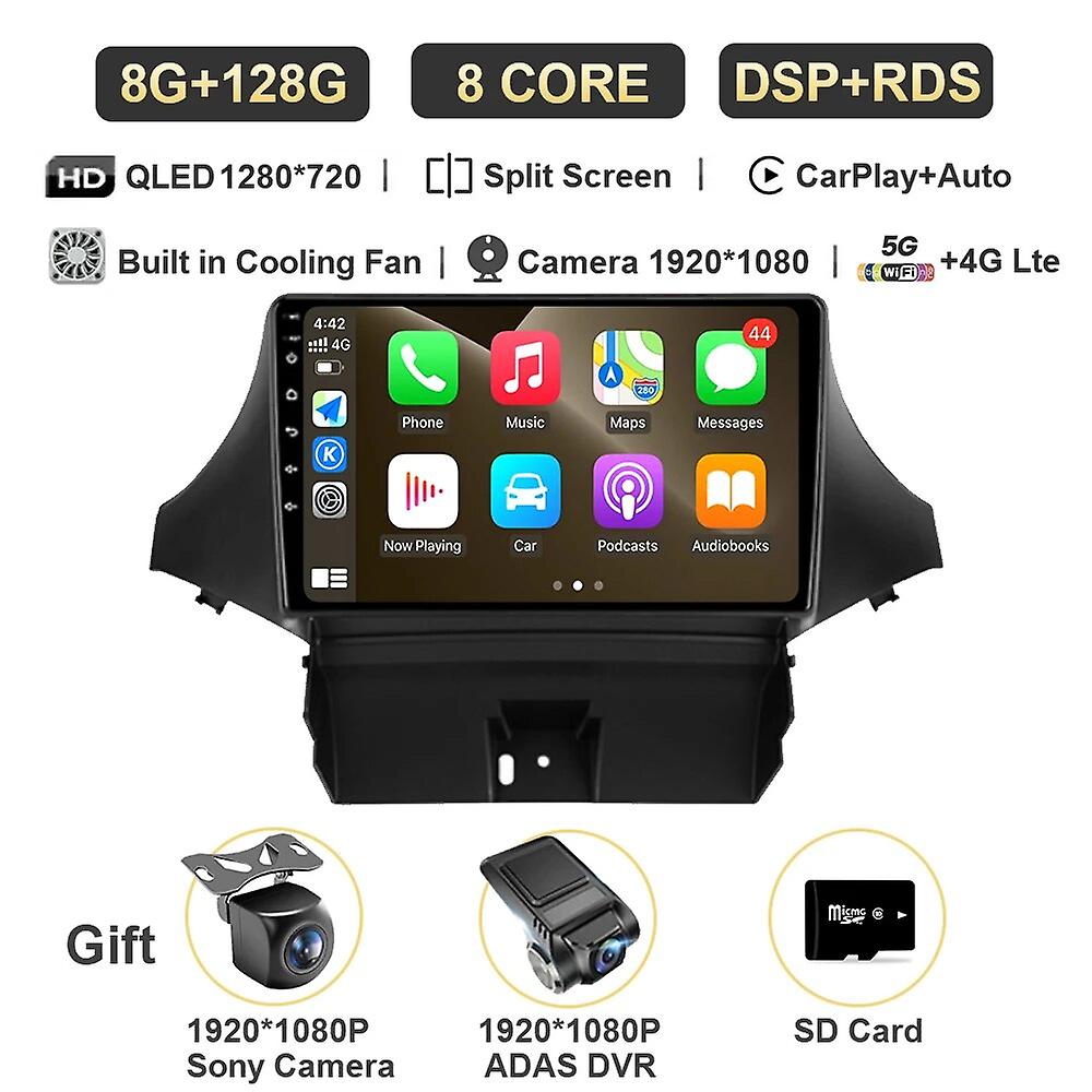9" Car Radio Carplay Android 13 For Chevrolet Orlando 2010 - 2018 Qled Multimedia Dsp Video Player Navigation Auto Gps Wifi 5g
