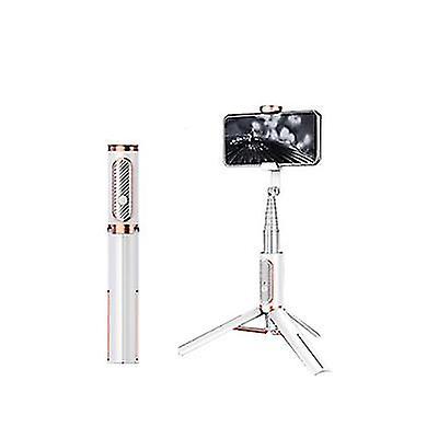 White Bluetooth Selfie Stick Tripod -portable Wireless Selfie Stick For Iphone Az17477