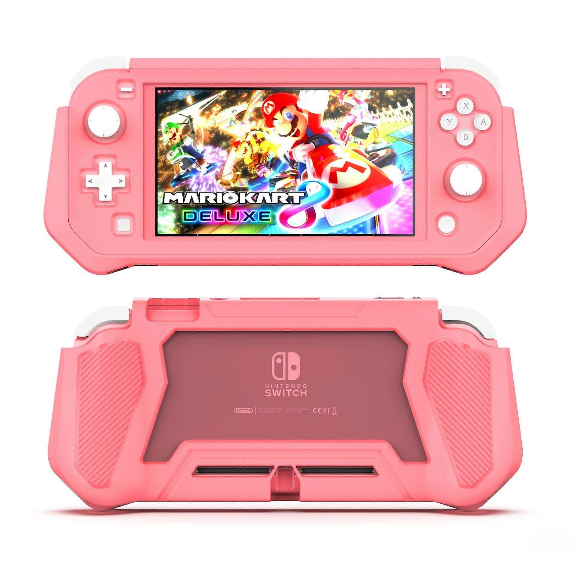 Nintendo Smart Switch Lite Full Wrap Case (Pink) for Family Fun Time