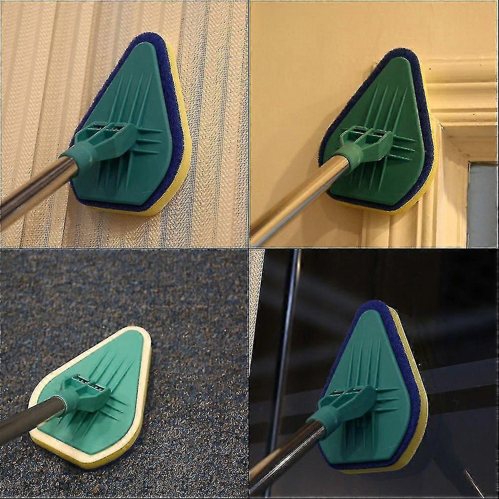 Touch Free Extended Handle Clean Reaching Scrubber Bathtub Kitchen Cleaner