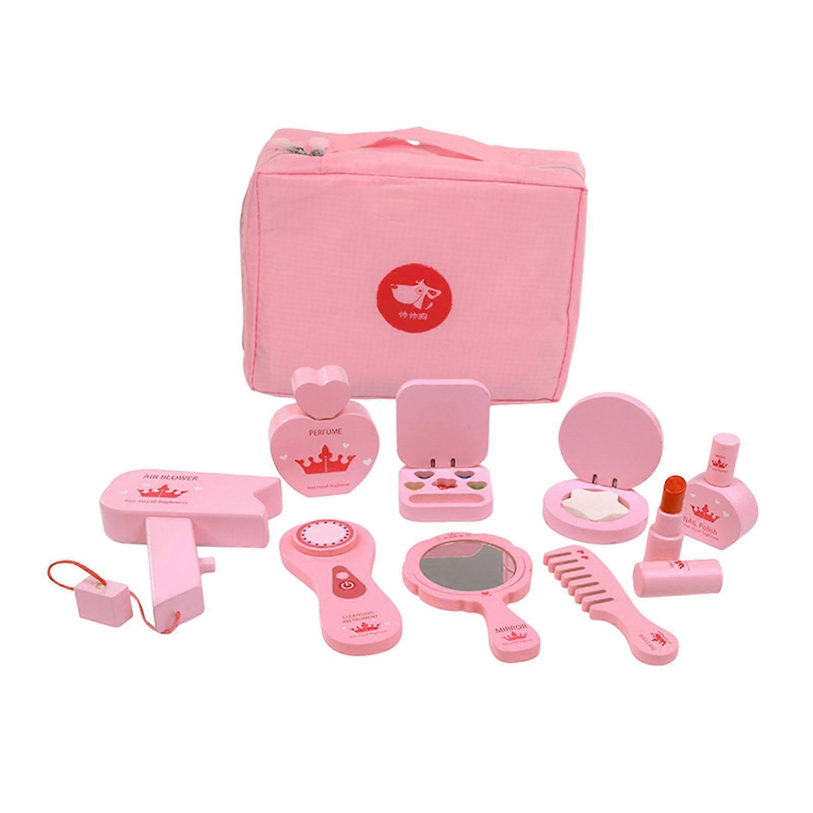 ילדים משחקים סט איפור שולחן איפור מעץ לילדים ילדות קטנות