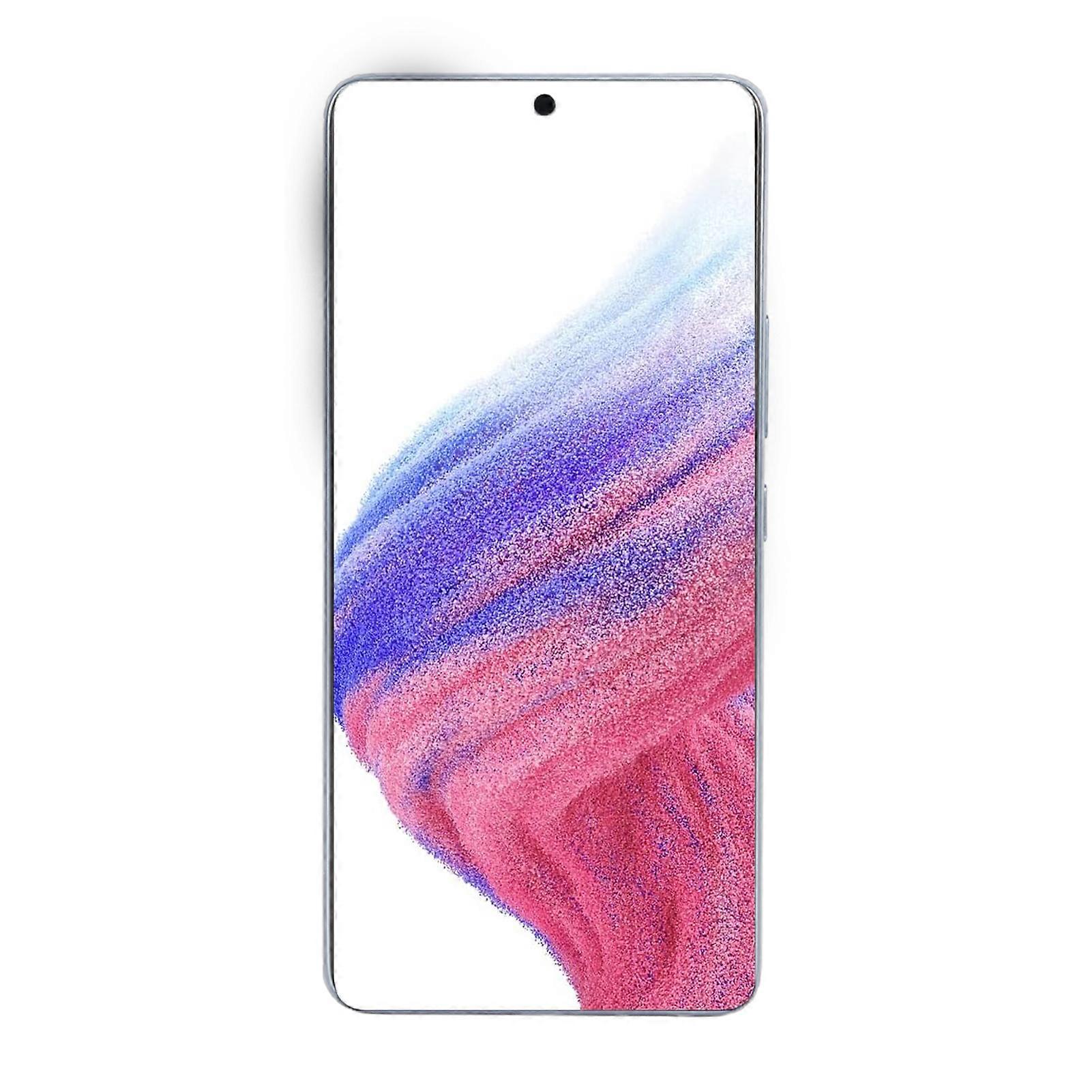 LCD Display Digitizer Screen for Galaxy A53 5G 6.5in Phone Touch Screen Assembly with Repair Tools Fingerprint Sensor for A536 SM A536U A536B Blue