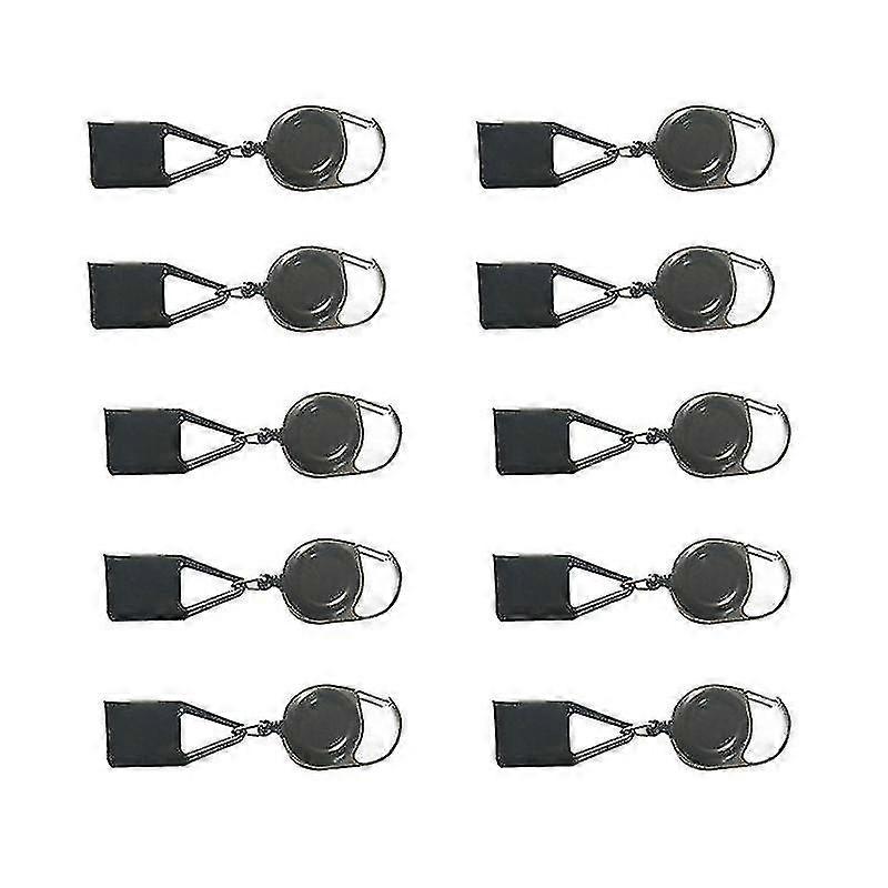 10pcs Silic H Sleeve Clip Cover With Keychain