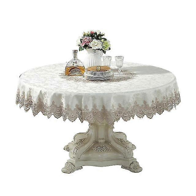 Tablecloths Style Round Tablecloth Elegant Lace Tablecloth Dining Table Cloth Table Cover