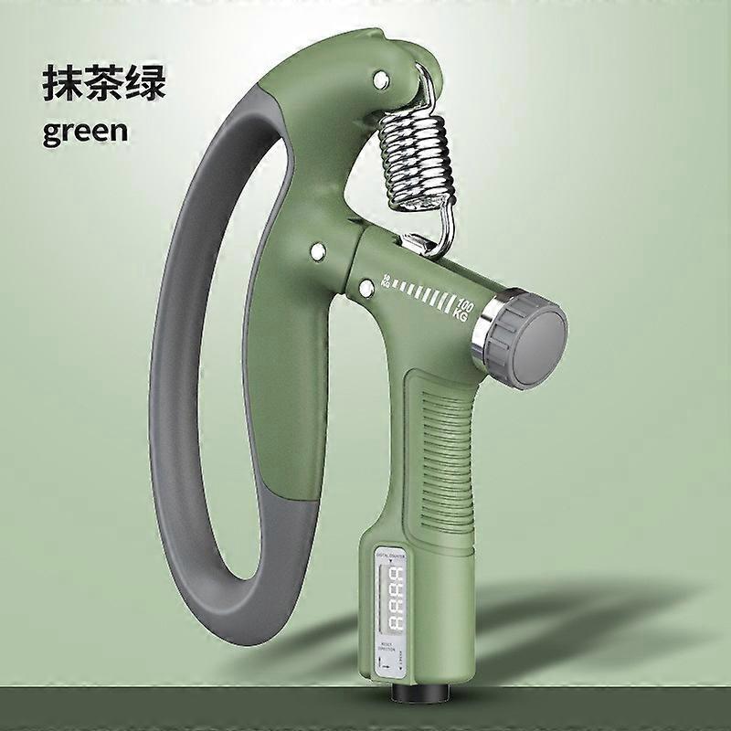 Hand Grips Strengthener, Adjustable Resistance Grips Trainer Exerciser Forearm Strengthener Non-Slip Gripper(Green)