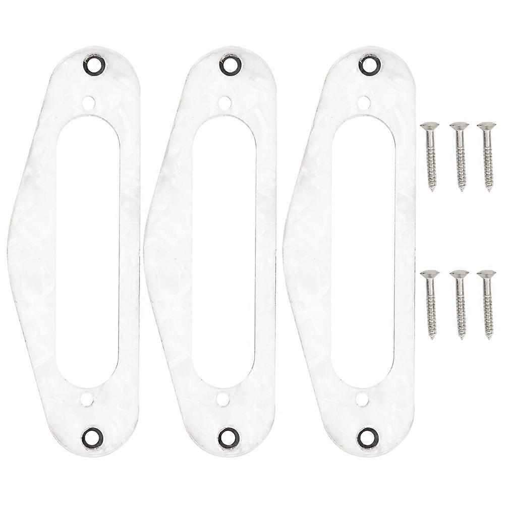 3 st. pickupram plast elgitarr pickup monteringsring för T-stil elgitarr